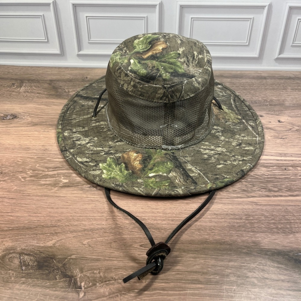Mossy Oak Boonie Hat Camo Mesh Breathable Wide Brim Fishing Hunting Unisex OSFM